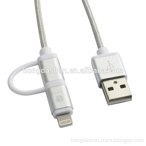 Premium MFI Supplier Powerline 2.4A USB Charging Cable with Metalic Housing